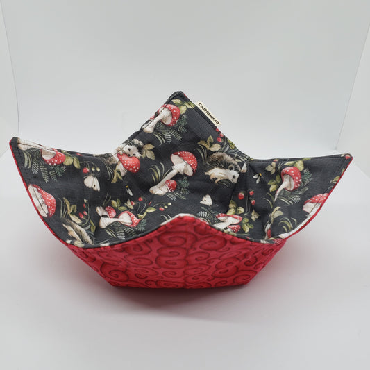 100% Cotton Microwavable Bowl Cozy - Hokey Pokey