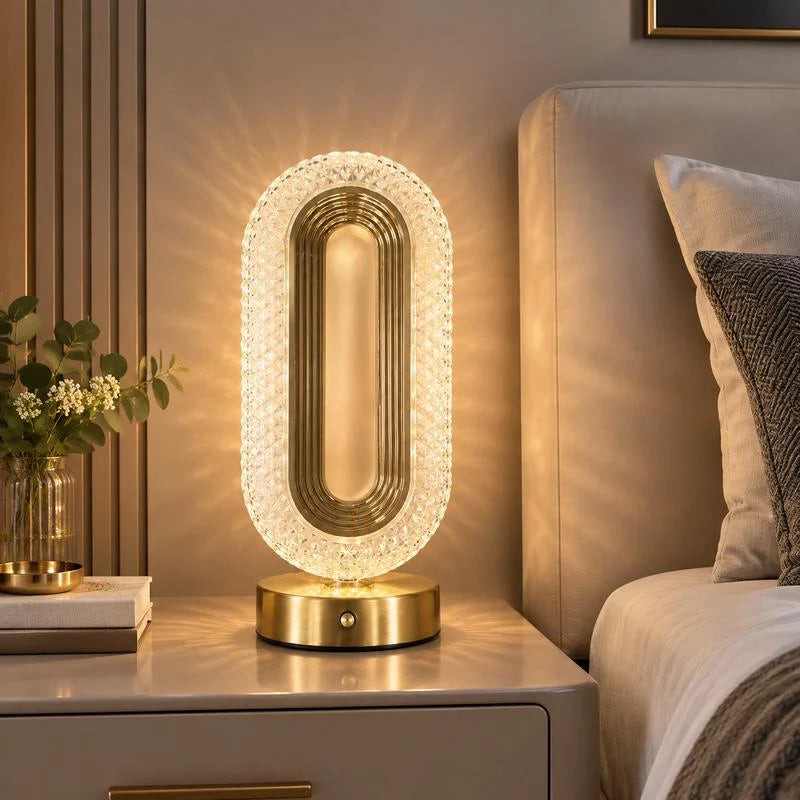 🎁✨Rechargeable Luxury Crystal LED Night Light Lamp